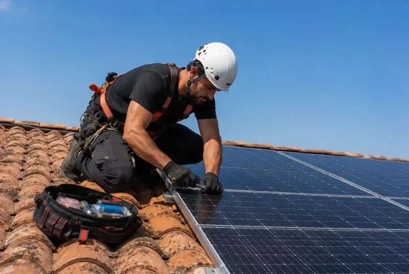 Maintenance et monitoring de panneaux solaires à Monteils