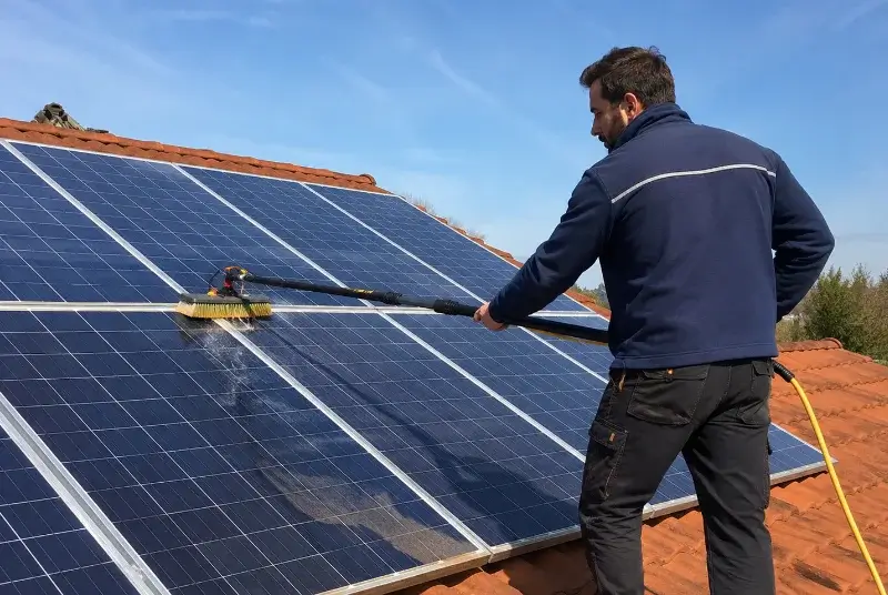Nettoyage et entretien de panneaux solaires à Monteils